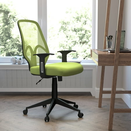 Flash Furniture - Salerno Series High Back Mesh Office Chair with Arms - Green