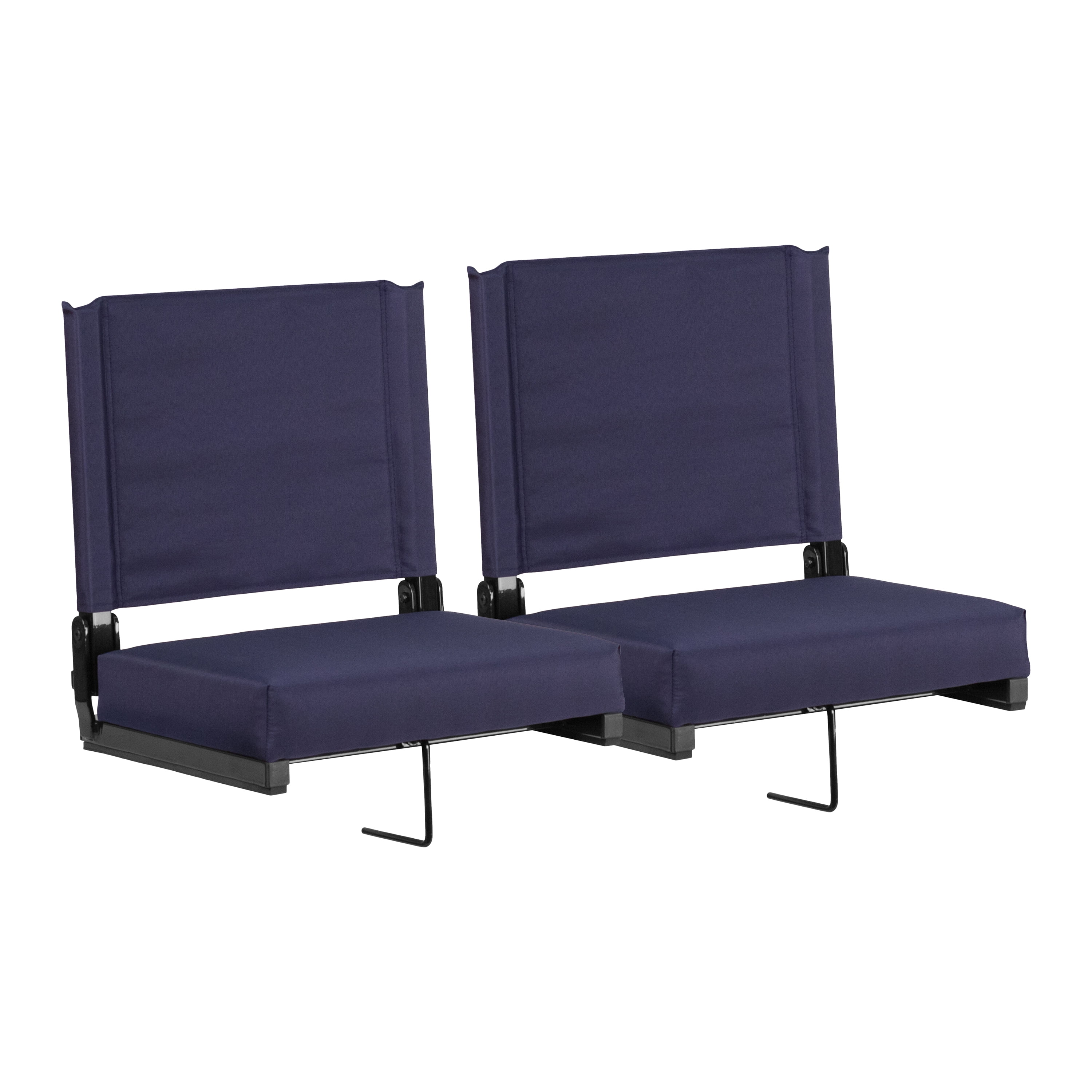 Flash furniture black stadium chair deals