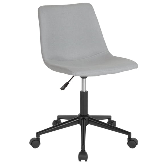 Flash Furniture Siena Home and Office Task Chair in Light Gray Fabric