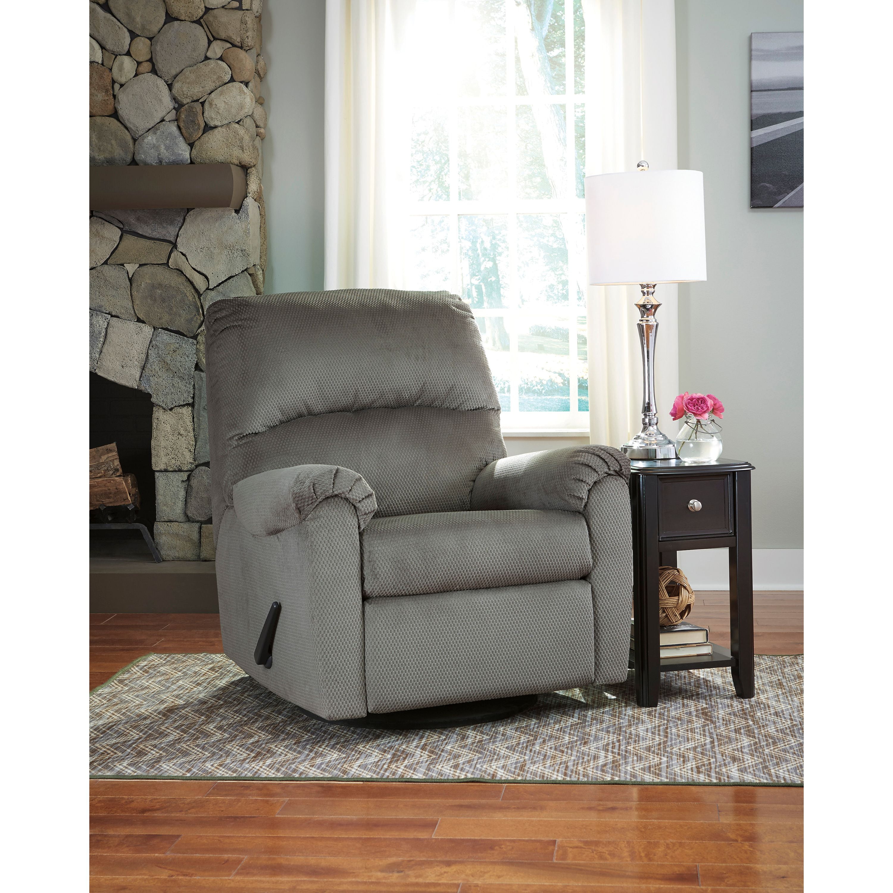 Flash Furniture Signature Design by Ashley Bronwyn Swivel Glider
