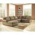 thumbnail image 1 of Flash Furniture Signature Design by Ashley Cowan Sectional in Mocha Fabric, 1 of 2