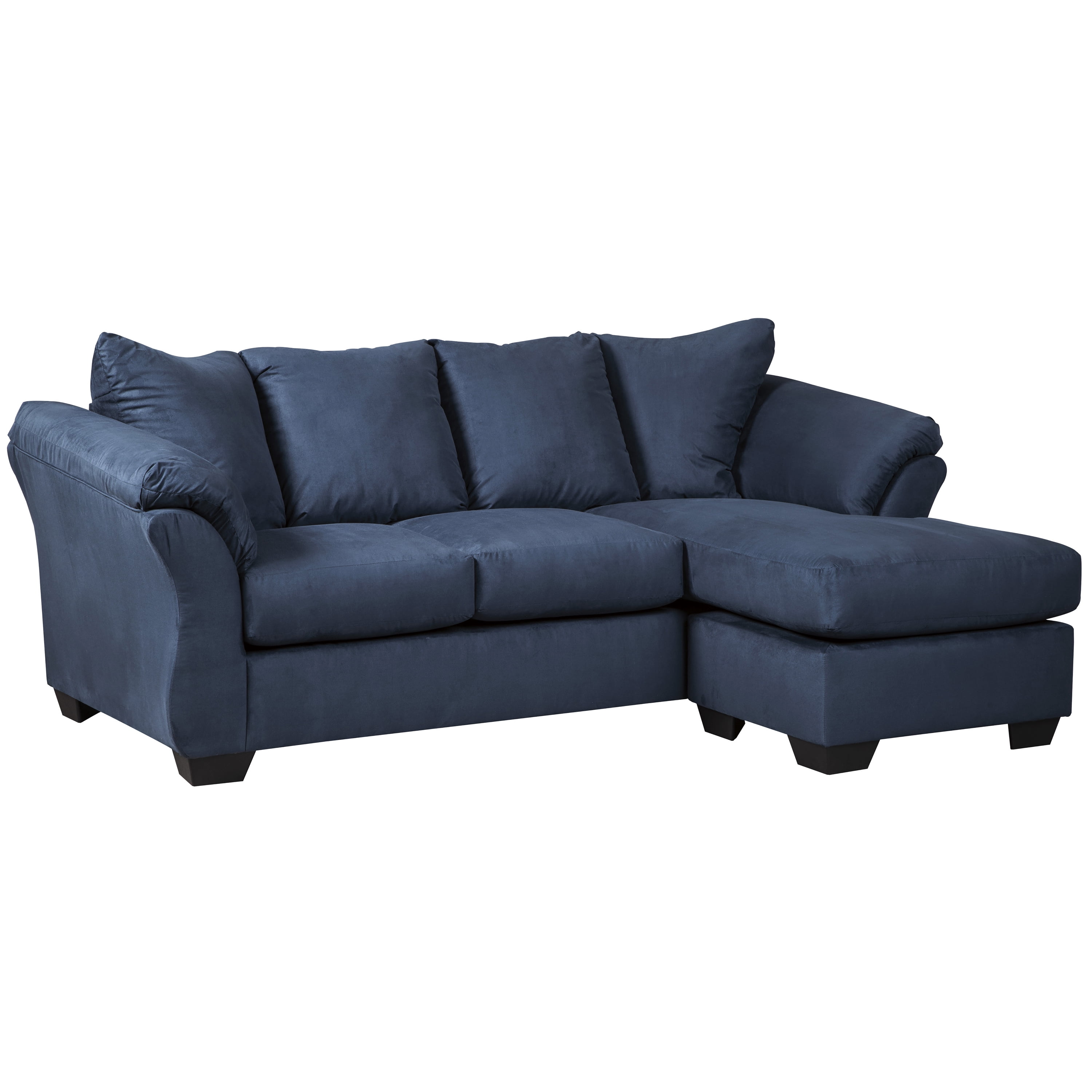 Flash Furniture Signature Design by Ashley Darcy Sofa Chaise in Blue ...