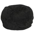 thumbnail image 1 of Flash Furniture Small Black Furry Refillable Bean Bag Chair for Kids and Teens, 1 of 2