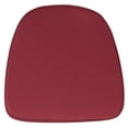 thumbnail image 1 of Flash Furniture Soft Burgundy Fabric Chiavari Chair Cushion, 1 of 4