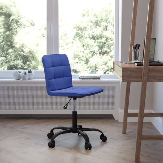 Flash Furniture Sorrento Home and Office Task Chair in Blue Fabric