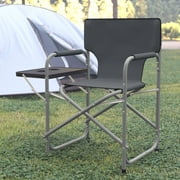 Flash Furniture Steel Camping Chair, Gray