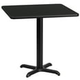 thumbnail image 1 of Flash Furniture Stiles 30'' Square Black Laminate Table Top with 22'' x 22'' Table Height Base, 1 of 5