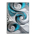 thumbnail image 1 of Flash Furniture Tellus Contemporary Turquoise Geometric Area Rug, 8' x 10', 1 of 7