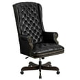 thumbnail image 1 of Flash Furniture Turner High Back Traditional Fully Tufted Black LeatherSoft Executive Swivel Ergonomic Office Chair with Arms, 1 of 10