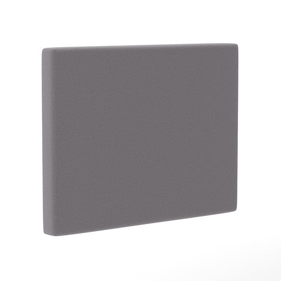 Flash Furniture Hugo Twin Faux Linen Headboard 39.5"W x 3.75"D x 30"H Gray (XH8461TGRY)