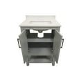 thumbnail image 1 of Flash Furniture Vega - Vanity cabinet - 2 shelves - 2 doors - fiberboard - gray, 1 of 11