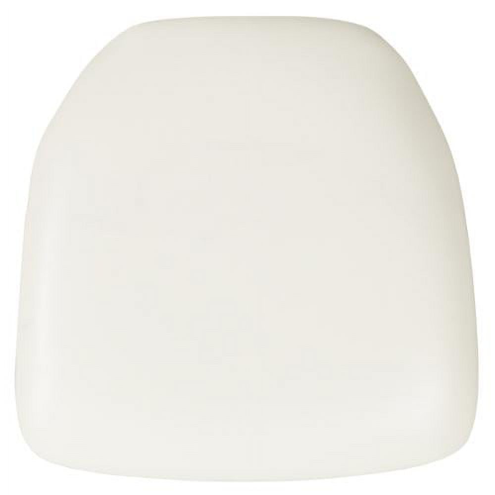 Flash Furniture Vinyl Upholstery Hard Chiavari Chair Cushion White - image 1 of 5