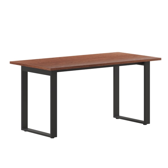 Flash Furniture Walnut U Frame Base Commercial Conference Tab