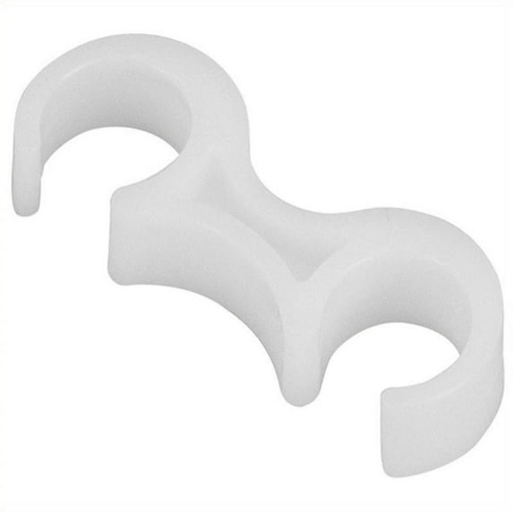 Flash Furniture White Plastic Ganging Clips - Set of 2