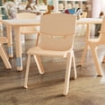 thumbnail image 1 of Flash Furniture 10 Pack Natural Plastic Stackable School Chair with 12" Seat Height, 1 of 12
