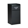 thumbnail image 1 of Flash Furniture Wood Tray Top Receptacle in Black, 1 of 2