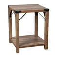 thumbnail image 1 of Rustic Oak 2 Tier Side Table, 1 of 10