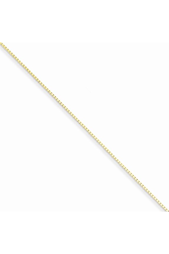 Flash Gold-plated Sterling Silver .90mm Box Chain