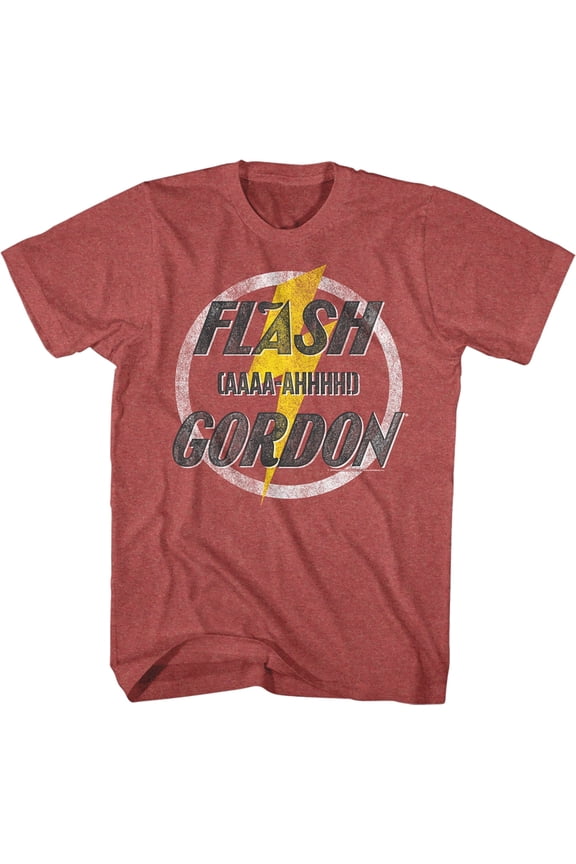 Flash Gordon Aaaaa Hhhhh! Red Heather T-Shirt