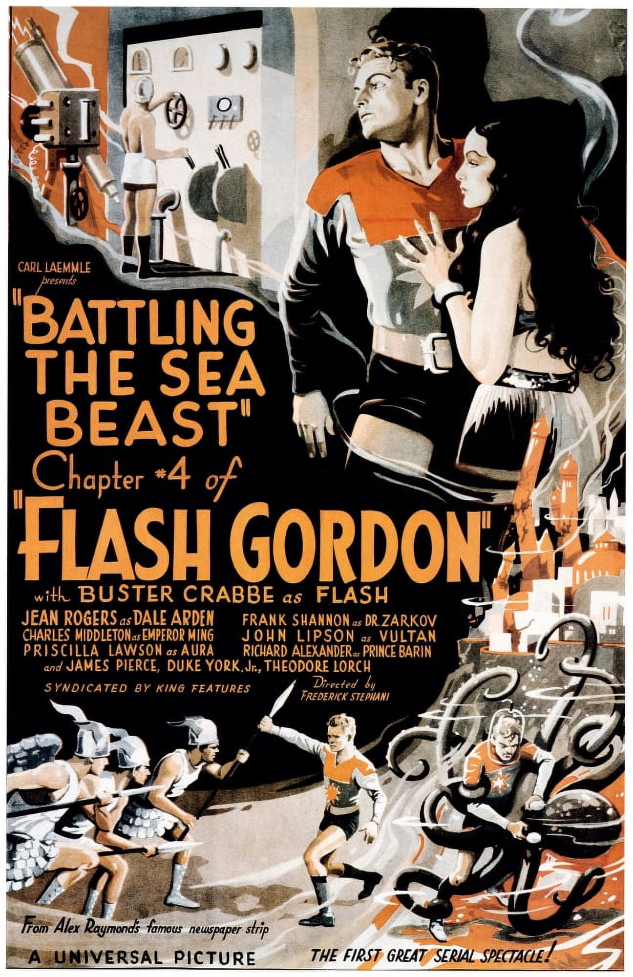 Flash Gordon Canvas Art - (11 x 17)