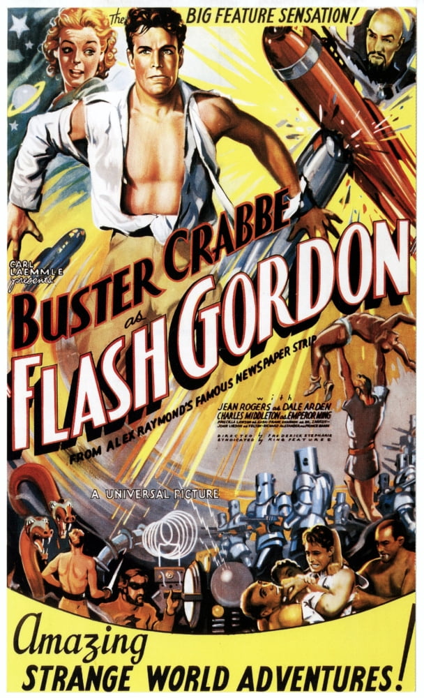 Flash Gordon Canvas Art - (11 x 17)
