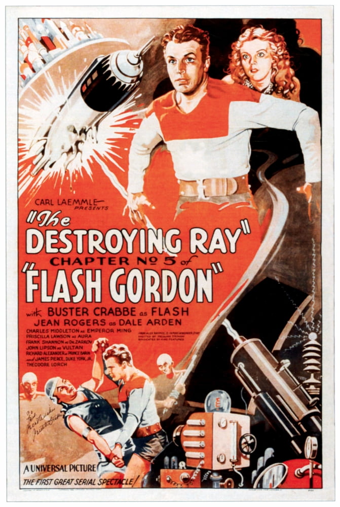 Flash Gordon Canvas Art -  (11 x 17)