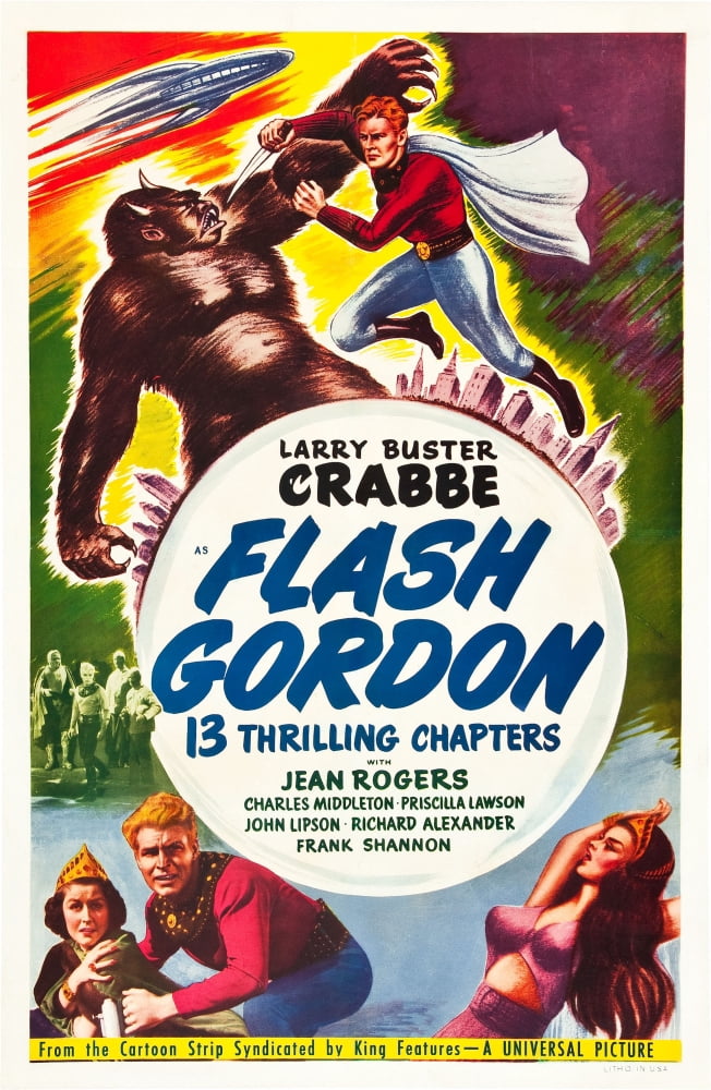 Flash Gordon Canvas Art - (24 x 36)
