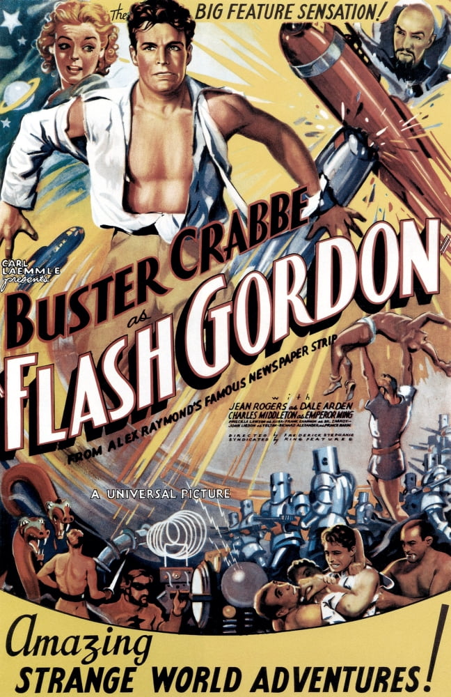 Flash Gordon Canvas Art - (24 x 36)