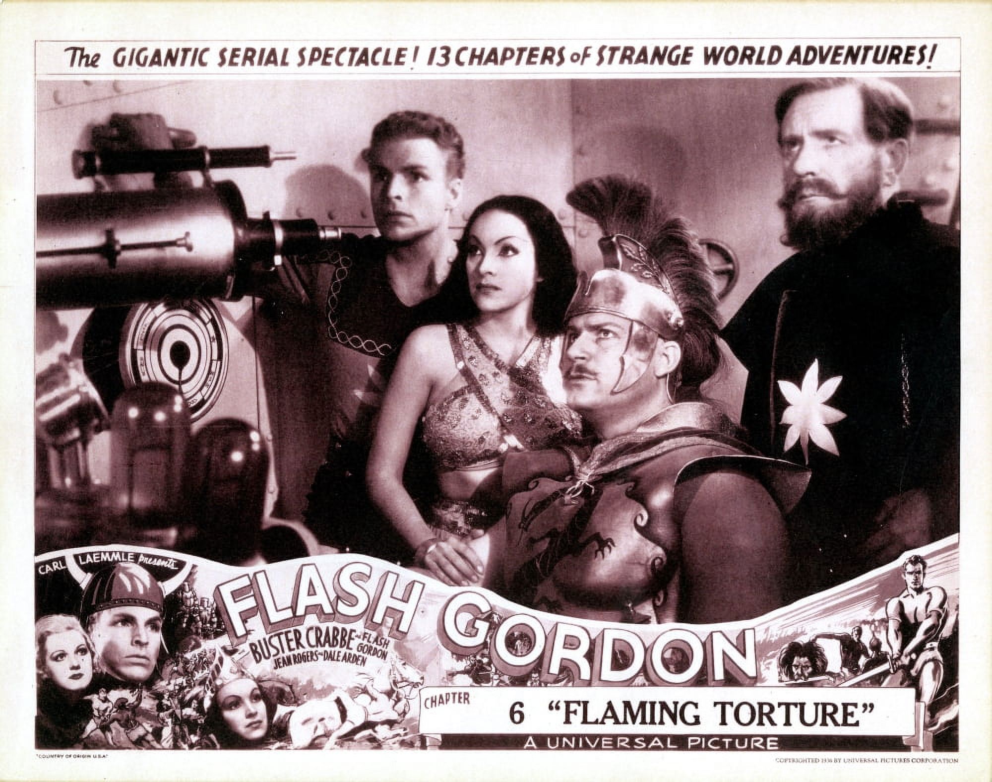 Flash Gordon Canvas Art - (28 x 22)