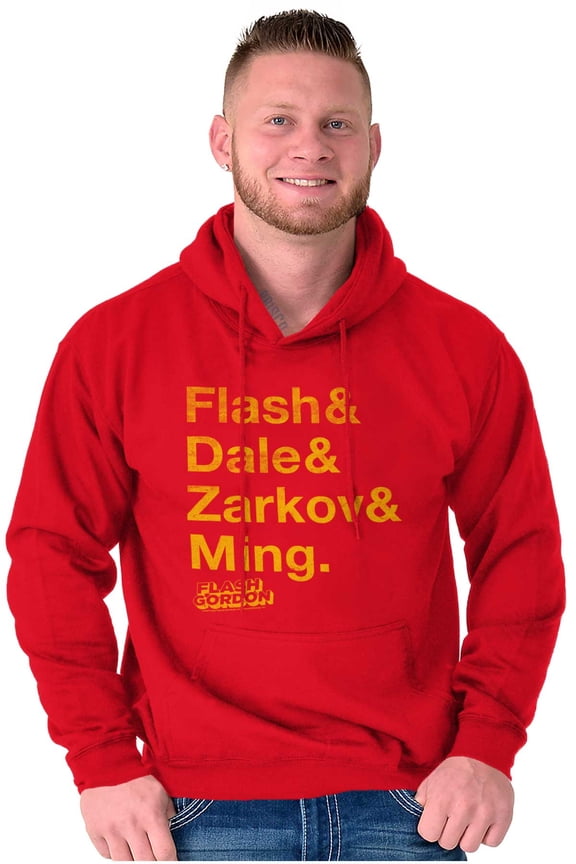 Comic Book Characters Unisex Plus Size Hoodie Brisco Brands 5X