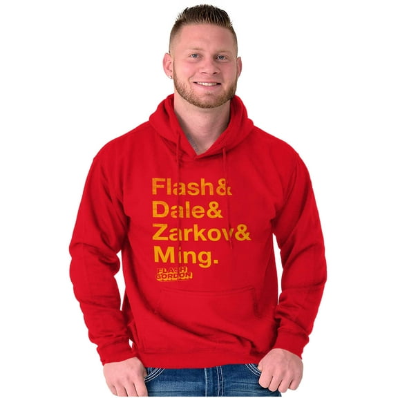 Flash Gordon Comic Book Characters Hoodie Sweatshirt Women Men Brisco Brands M