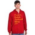 thumbnail image 1 of Flash Gordon Comic Book Characters Zip Up Hoodie Men's Women's Brisco Brands M, 1 of 6