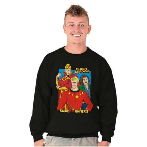 Flash Gordon Comic Books Vintage Hero Sweatshirt for Men or Women Brisco Brands S