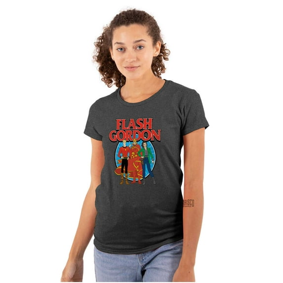 Flash Gordon Comic Ming Characters Women's T Shirt Ladies Tee Brisco Brands S