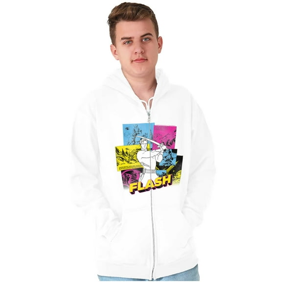 Flash Gordon Comic Strip Vintage Hero Zip Up Hoodie Men's Women's Brisco Brands M