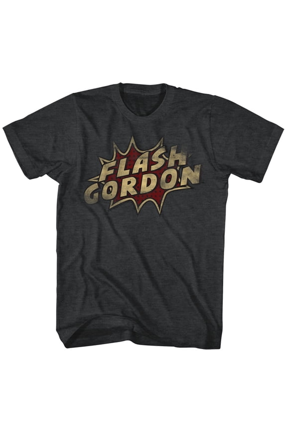 Flash Gordon Comics Dots Adult Short Sleeve T Shirt