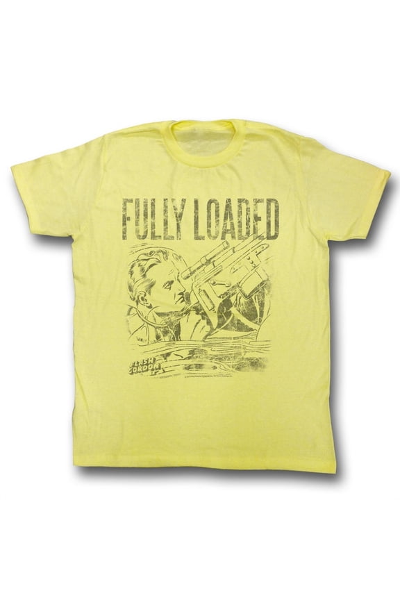 Flash Gordon Comics Fully Loaded Adult Short Sleeve T Shirt
