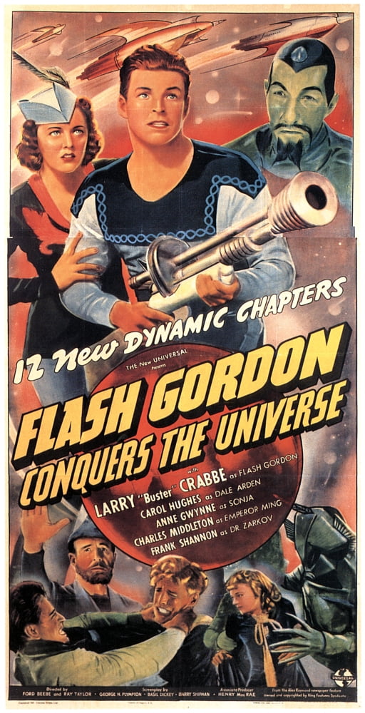 Flash Gordon Conquers The Universe Canvas Art - (24 x 36)