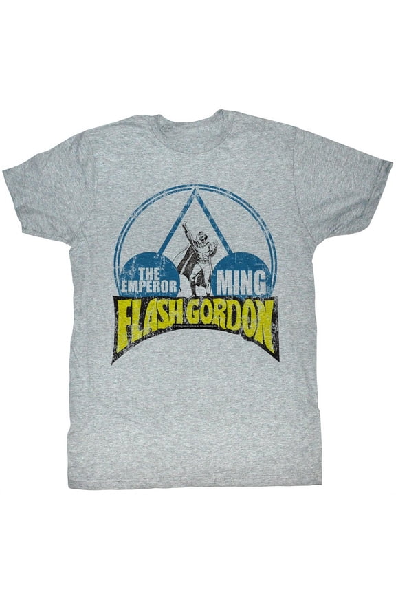 Flash Gordon Emporer Ming Gray Heather T-Shirt