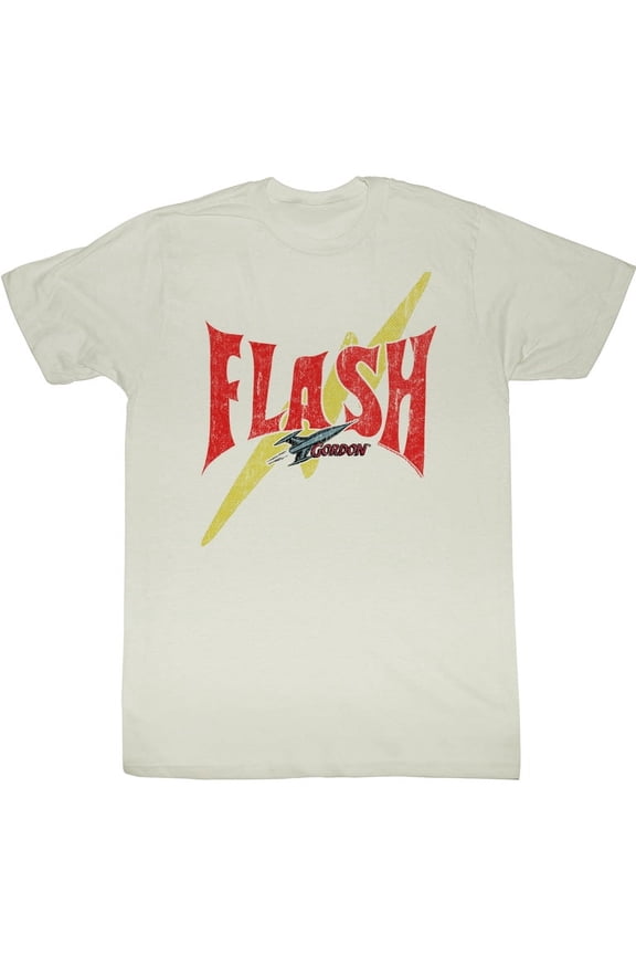 Flash Gordon Flash Bolt Classic Natural T-Shirt