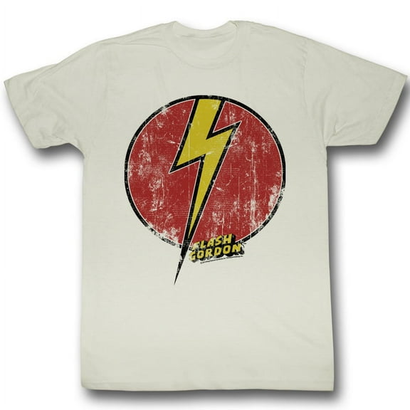 Flash Gordon Flash Bolt Natural T-Shirt