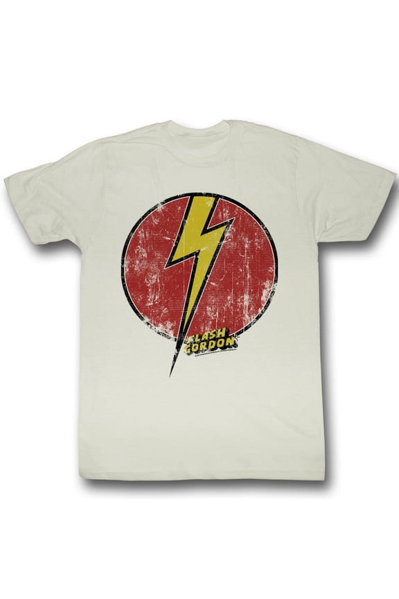 Flash Gordon Flash Bolt Natural T-Shirt