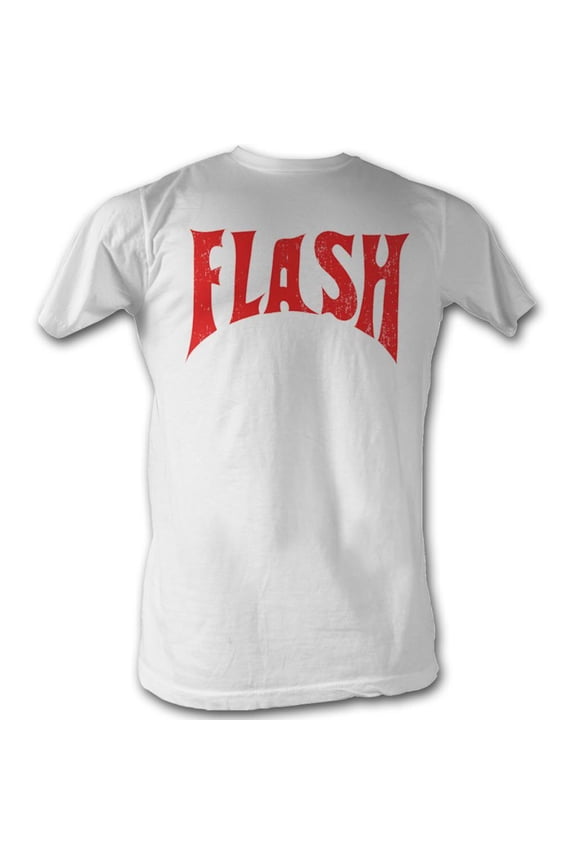 Flash Gordon Flash Front Only White T-Shirt