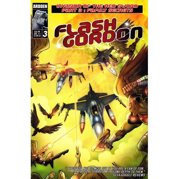 Flash Gordon: Invasion of the Red Sword #3B VF ; Ardden Comic Book