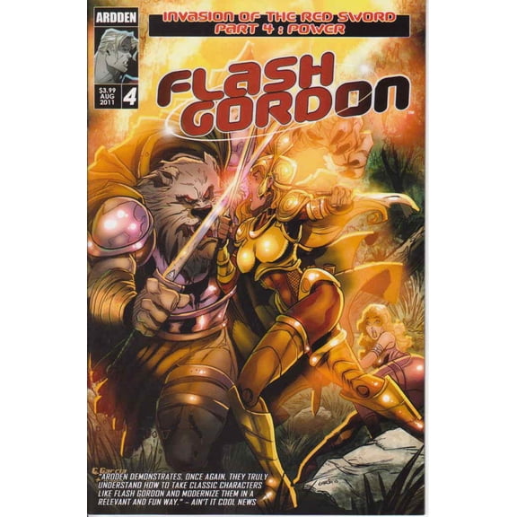 Flash Gordon: Invasion of the Red Sword #4A VF ; Ardden Comic Book