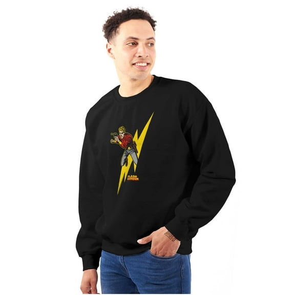 Flash Gordon Lightning Bolt Comics Sweatshirt for Men or Women Brisco Brands S