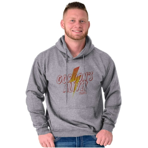 Flash Gordon Lightning Bolt Vintage Unisex Plus Size Hoodie Brisco Brands 3X