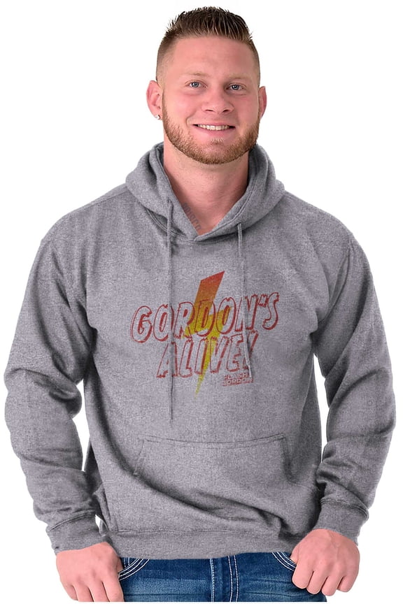 Lightning Bolt Vintage Unisex Plus Size Hoodie Brisco Brands 5X