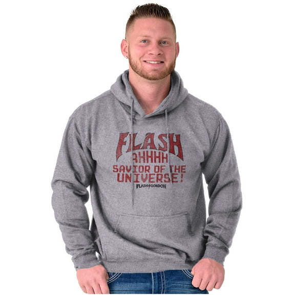 Flash Gordon Logo Vintage Comic Hero Hoodie Sweatshirt Women Men Brisco Brands S