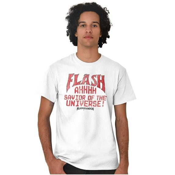 Flash Gordon Logo Vintage Comic Hero Men's Graphic T Shirt Tees Brisco Brands X